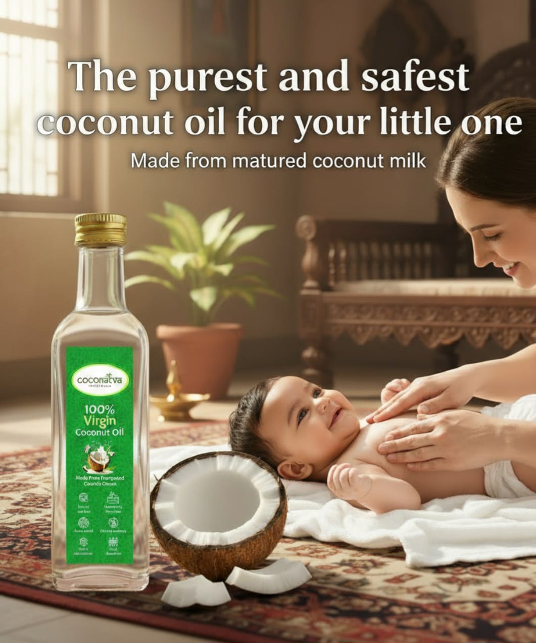 ventha veluchenna (virgin coconut oil)